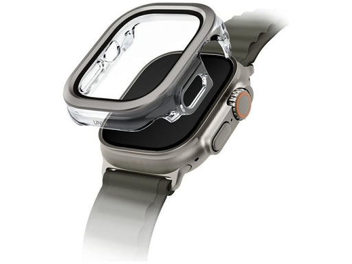 UNIQ Voute Tempered Glass Case for Apple Watch Ultra 49mm - Silver