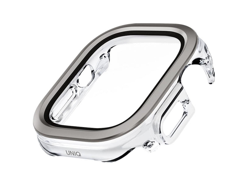 UNIQ Voute Tempered Glass Case for Apple Watch Ultra 49mm - Silver