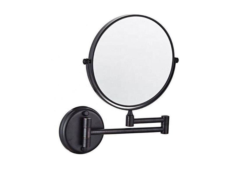 UNIQ Wall Mirror with 10x Magnification in Black