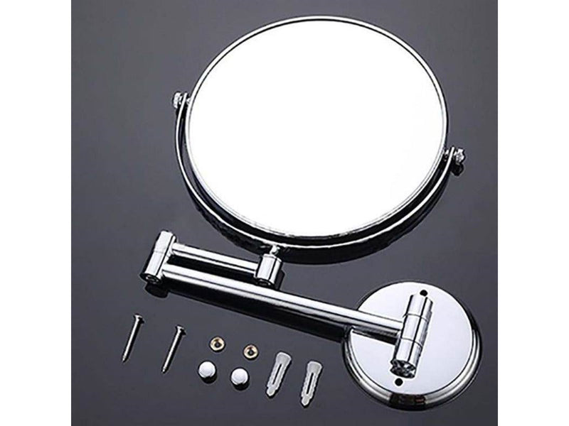 UNIQ Wall Mirror with 10x Magnification in Rose Gold