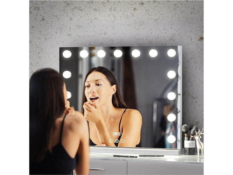 UNIQ XL Hollywood Vanity Mirror with 15 LED lights