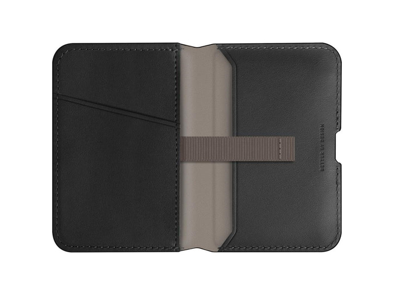 UNIQ yden DS RFID Magnetic Wallet with Phone Stand - Black