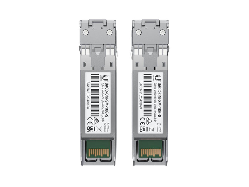 Ubiquiti UACC-OM-SM-10G-S-2 10 Gbps Bidirectional Single-Mode Optical Module (2-Pack)