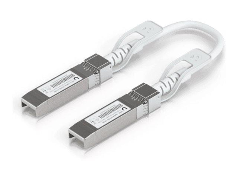 Ubiquiti UniFi 1-25G Auto Direct Attach Uplink Cable 15cm - Weiß - 0.1m