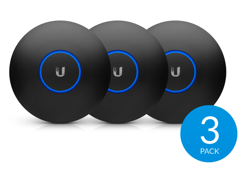 Ubiquiti nHD-cover-Black-3 U6 Lite Cover Black (3-pack)