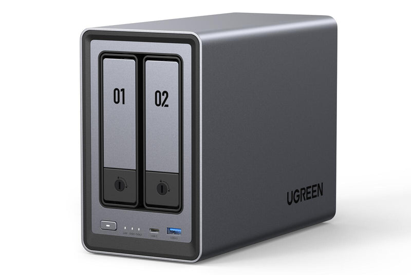 Ugreen NASync DXP2800 NAS System 2-Bay + Western Digital Festplatte 16 TB (2 x 8 TB)