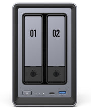UGREEN NASync DXP2800 2 Einschübe NAS-Server Leergehäuse (25369)