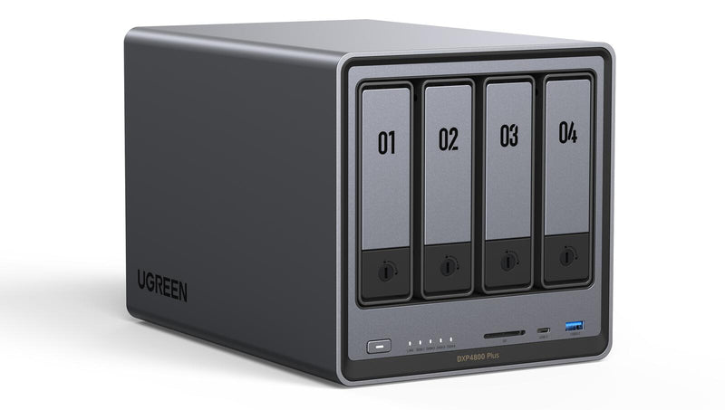 Ugreen NASync DXP4800 Plus + Western Digital Festplatte 32 TB (4 x 8 TB)