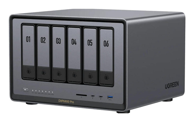 UGREEN NASync DXP6800 Pro 6 Einschübe NAS-Server Leergehäuse (25899)