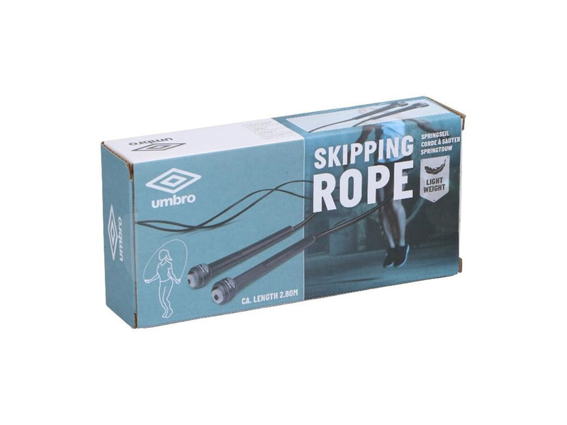 Umbro - Adjustable Speed Rope PVC 280 cm - Black
