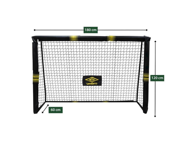 Umbro - Metal football goal with net 180x120x60 cm