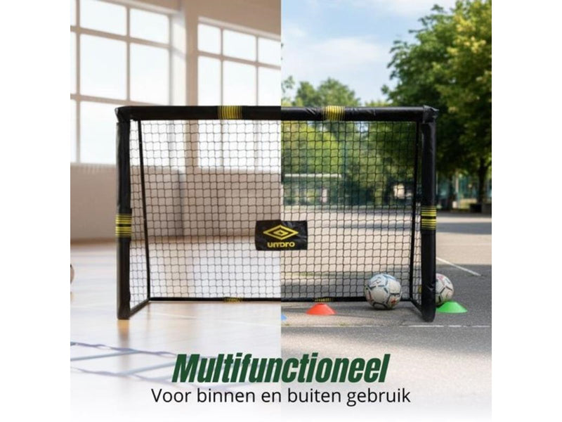Umbro - Metal football goal with net 240x160x85 cm
