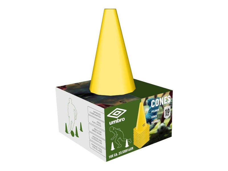 Umbro - Set of 10 training cones - yellow
