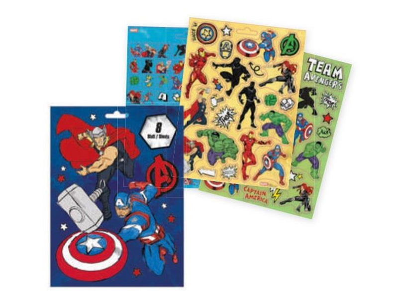 Undercover Avengers Sticker Book with 8 Sheets