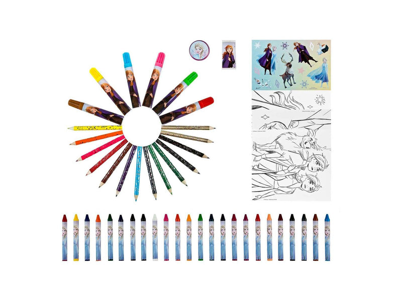 Undercover - Coloring case Disney Frozen 51 pcs