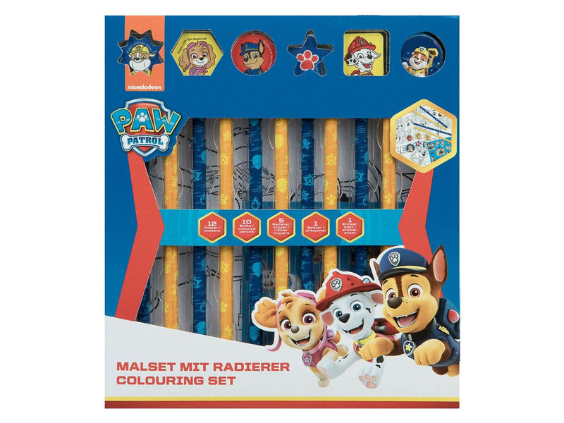 Undercover Coloring set with erasers PAW Patrol 29 pcs.