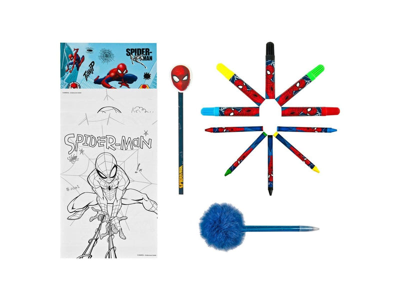 Undercover - Spiderman in Backpack Coloring Set