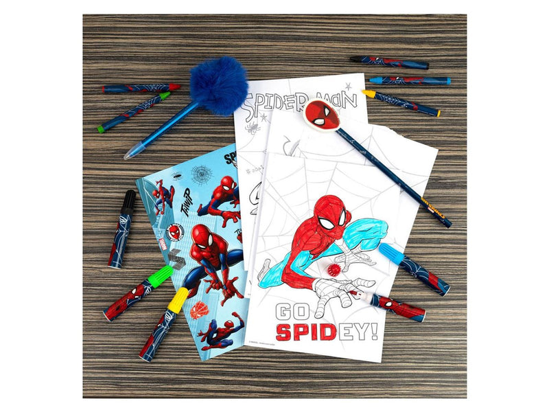Undercover - Spiderman in Backpack Coloring Set