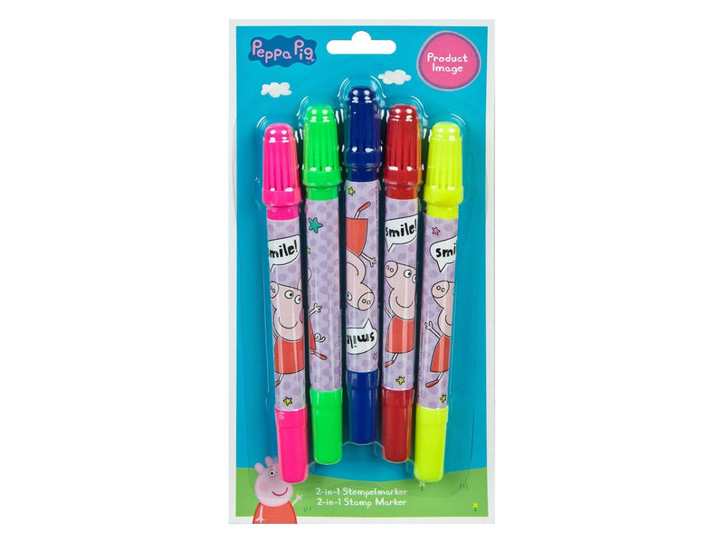Undercover - Stamp pen 2in1 Peppa Pig 4 pcs.