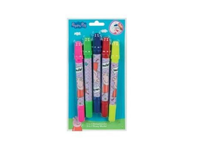 Undercover - Stamp pen 2in1 Peppa Pig 4 pcs.