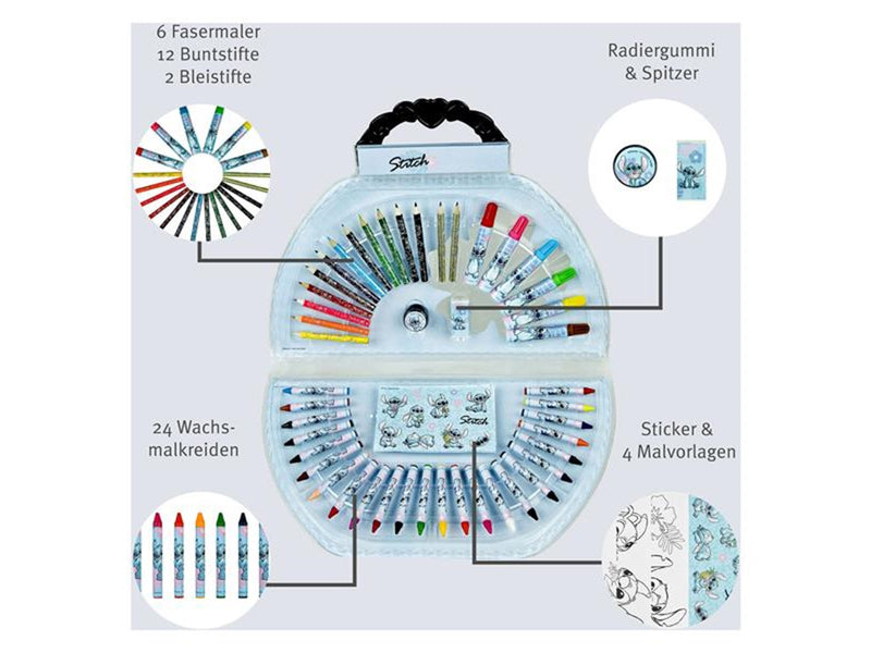 Undercover - Stitch colouring case 51 pcs.