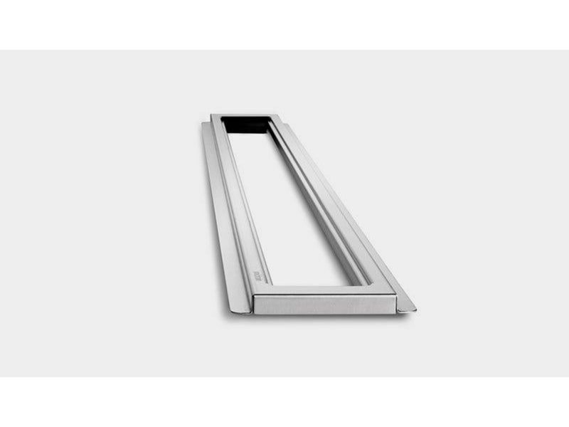 Unidrain ClassicLine frame for free-standing drain unit 300/10 mm Brushed steel