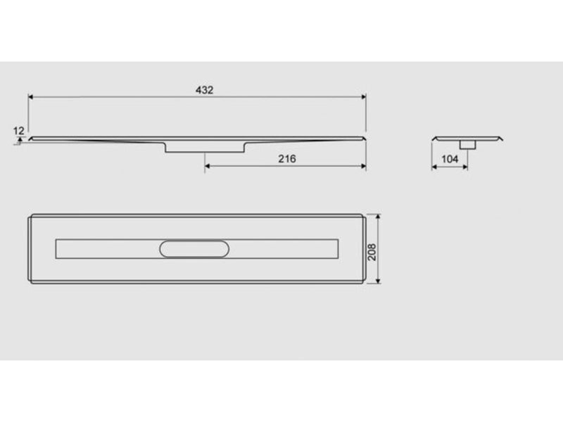 Unidrain Drain unit 3004 300 mm Free-standing