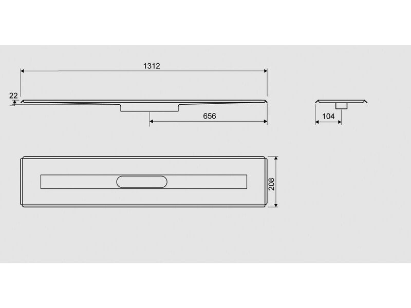 Unidrain Drain unit 3004 700 mm FreestandingDrain unit 3004 800 mm FreestandingDrain unit 3004 1000 mm FreestandingDrain unit 3004 1200 mm Freestanding