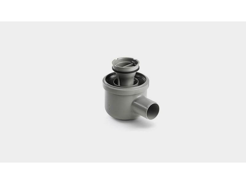 Unidrain Drain unit w/horizontal outlet Ø50 mm incl. water trap corner drain