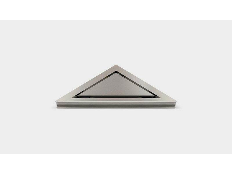 Unidrain HighLine frame incl. panel corner drain 10 mm