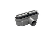 Unidrain Outlet unit w/horizontal outlet Ø50 mm incl. water trap and extra low installation height