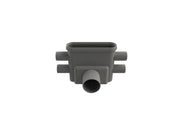 Unidrain Outlet unit w/horizontal outlet Ø75 mm incl. water trap and fire horizontal side inlets Ø40 mm