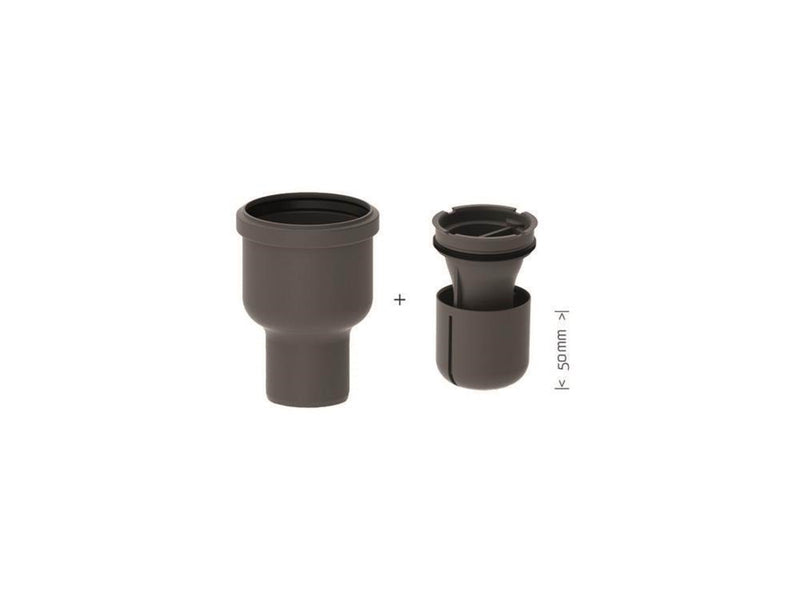 Unidrain Outlet unit w/vertical outlet Ø75 mm incl. water trap corner drain