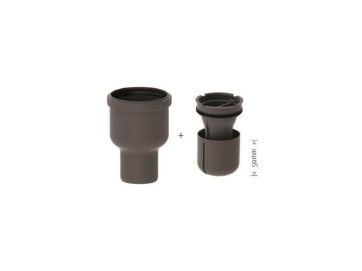 Unidrain Outlet unit w/vertical outlet Ø75 mm incl. water trap corner drain