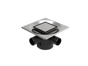 Unidrain Set 2 Square Custom 10x10 Ø110 mm vertical