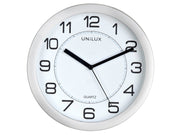 Unilux Attraction Clock metal grey