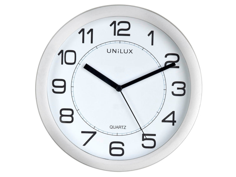 Unilux Attraction Clock metal grey