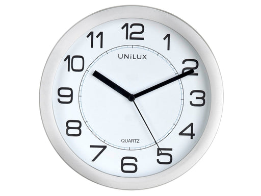 Unilux Attraction Clock metal grey