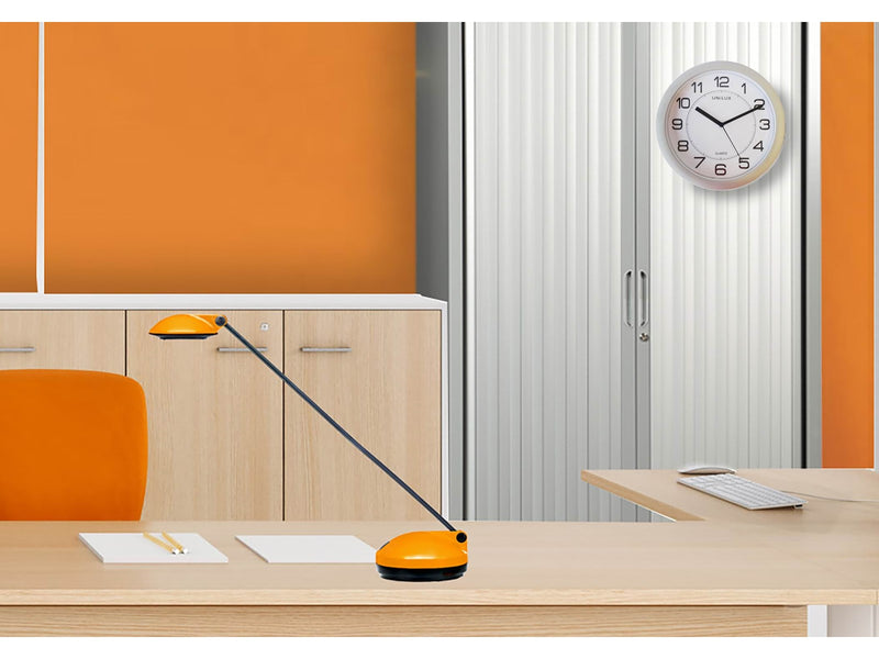 Unilux Attraction Clock metal grey