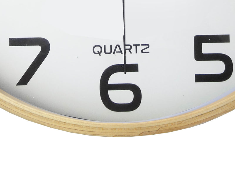 Unilux Baltic Clock white/wood