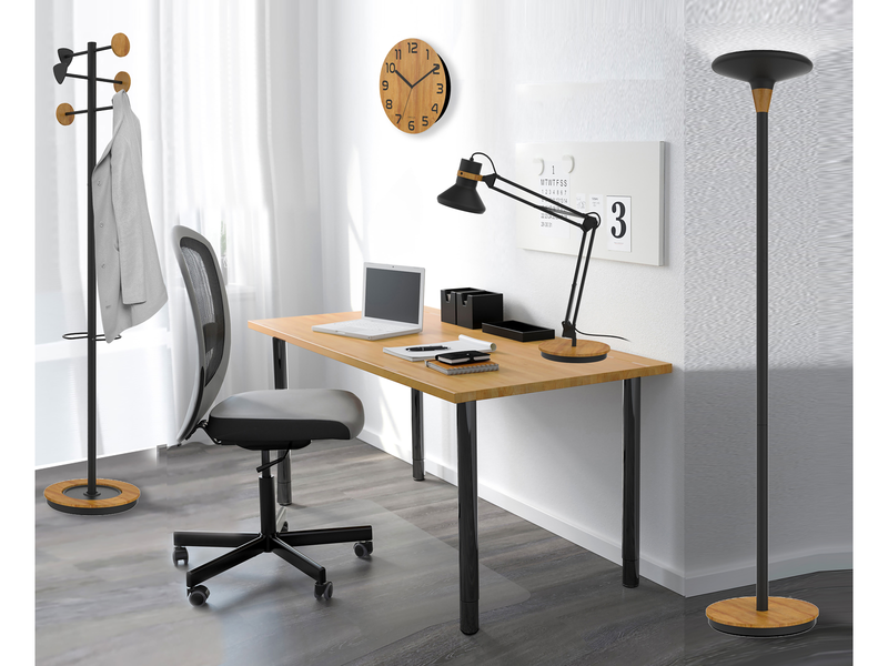 Unilux Baya Bamboo LED lamp black/bamboo