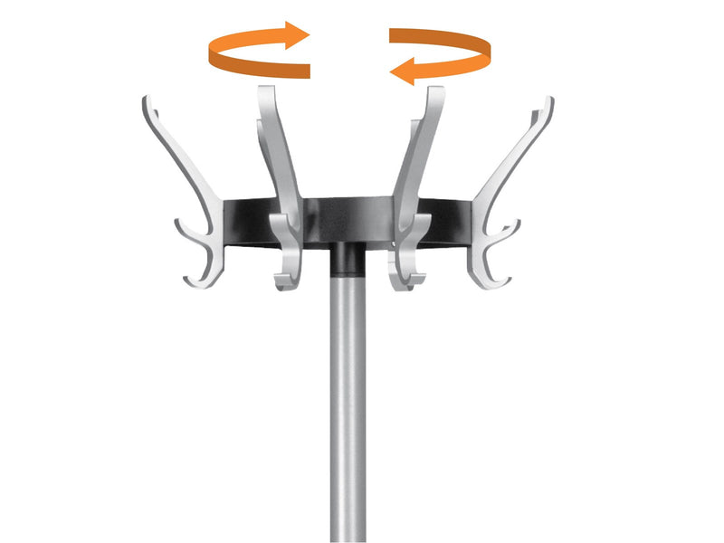 Unilux Cypres Coat stand silver