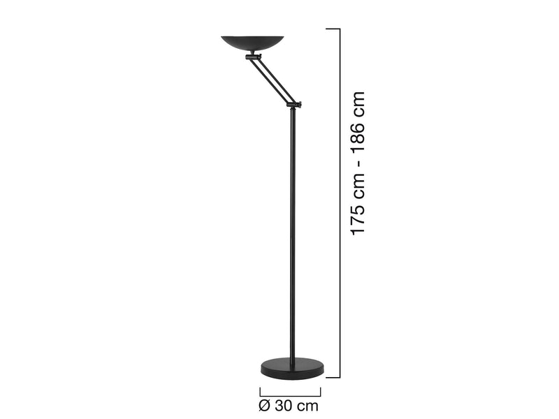 Unilux Dely 2.0 LED Uplight black