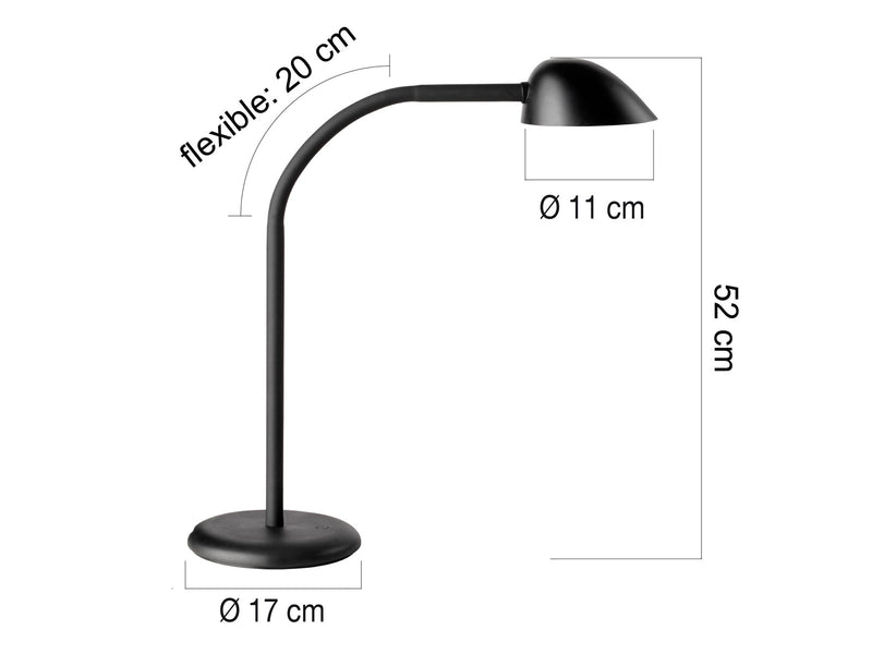 Unilux Easy LED lamp black