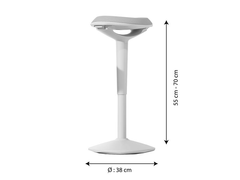 Unilux Ergo boost Stool white
