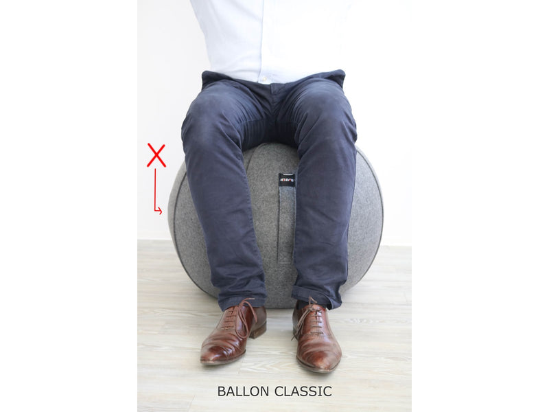 Unilux Ergo sphere seat grey