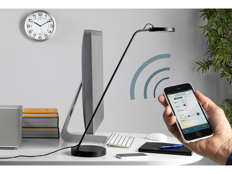 Unilux EyeLight LED lamp black