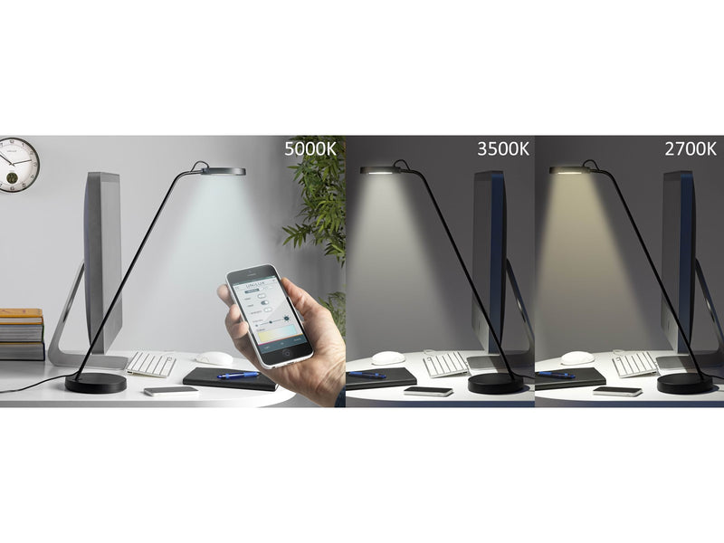 Unilux EyeLight LED lamp black