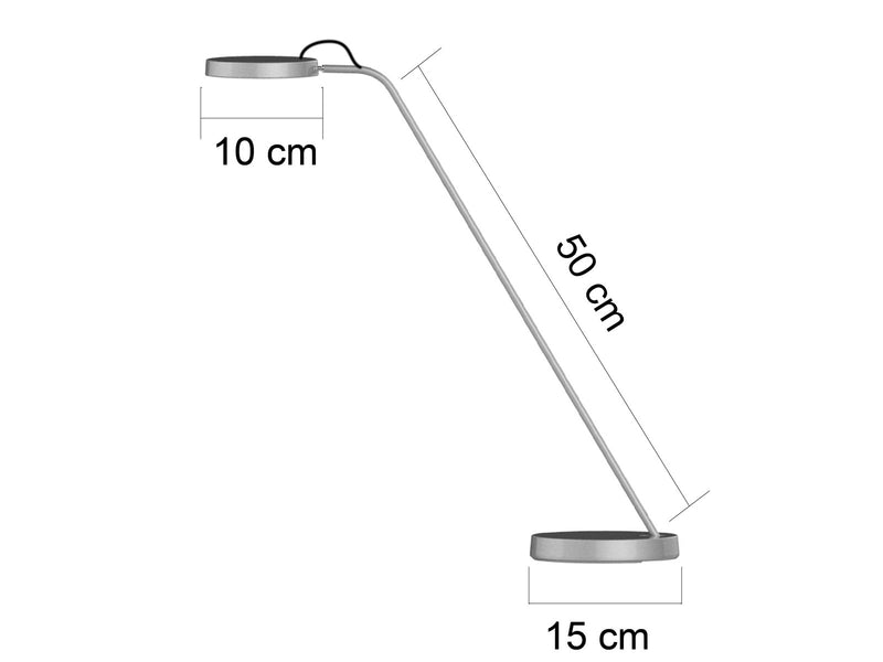 Unilux EyeLight LED lamp silver