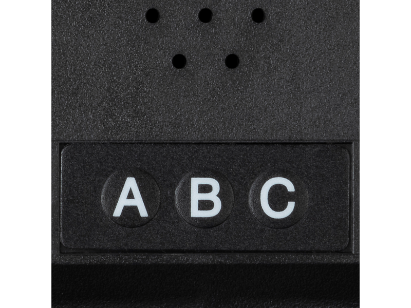 Unilux Flo LED clock black